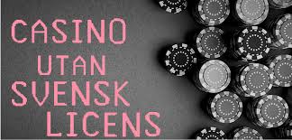 Bästa utländska casinon utan svensk licens